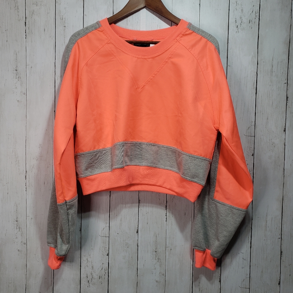 New! Without Walls UO Neon Orange Gray Cropped